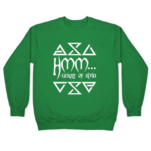Hmm... - Geralt of Rivia Crewneck Sweatshirt